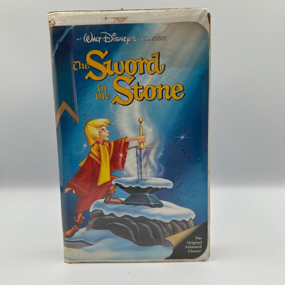 The Sword In The Stone VHS Walt Disneys Classic 1994 Family Animation